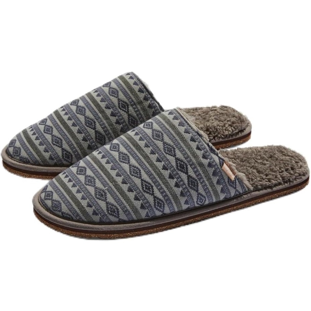 Feelgoodz Men’s Meridian Mule Faux Sherpa Indoor/Outdoor Slipper‎ NWT 12-13
